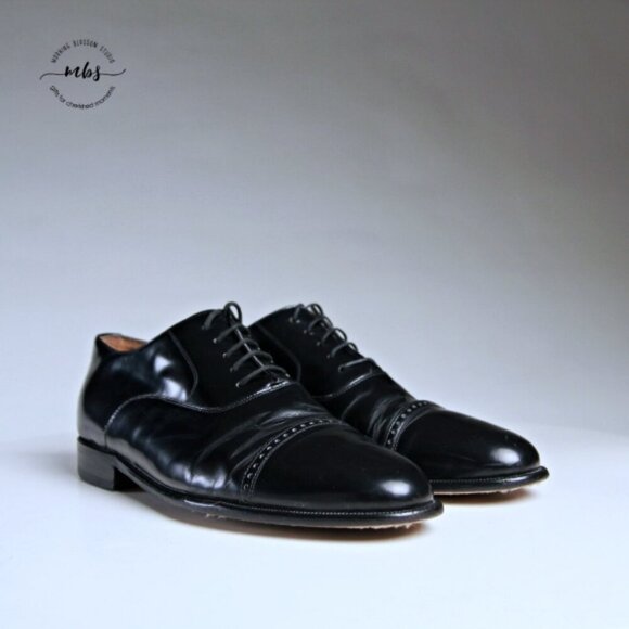 Bruno Magli Vicenza Cap Toe Leather Oxfords Black Men‎ 11 main image 4